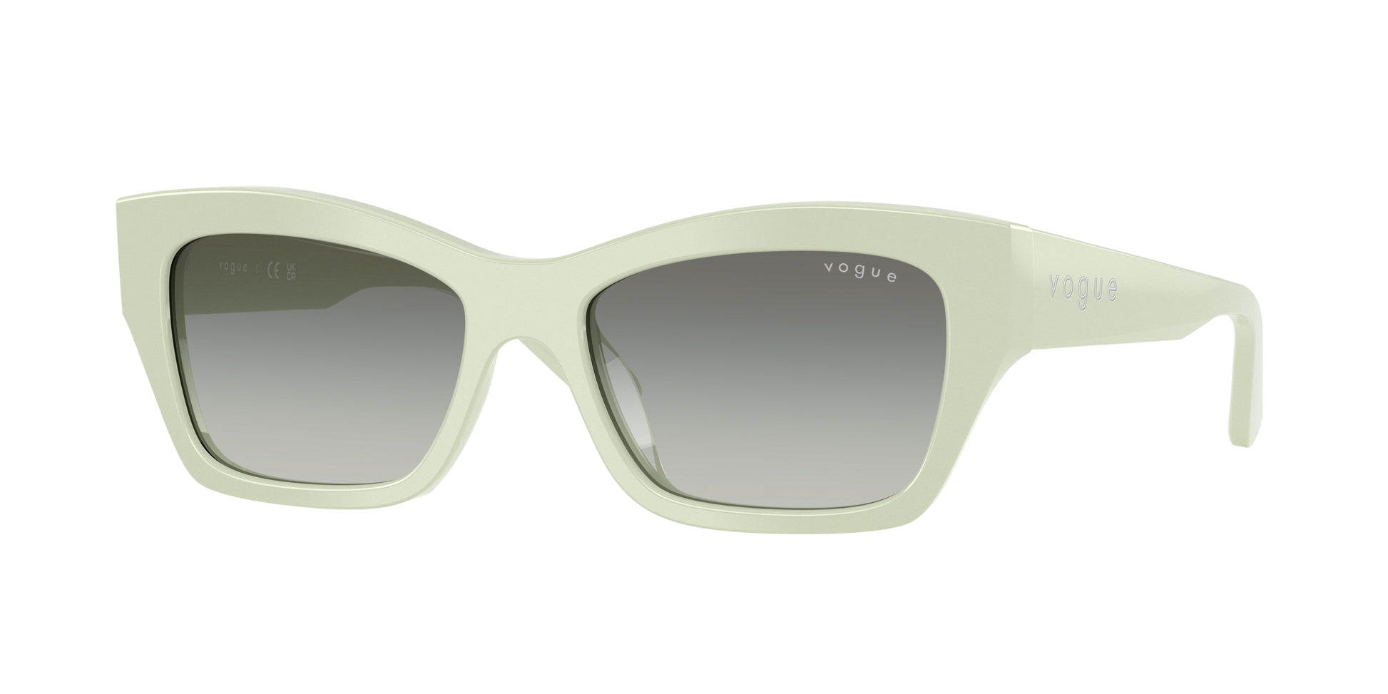 Vogue VO5658SU Butterfly Sunglasses  324311-Full Mint Green 53-140-17 - Color Map Green