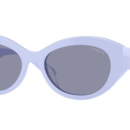 Vogue VO5659SU Irregular Sunglasses  3245/1-Full Lavander 52-140-17 - Color Map Violet