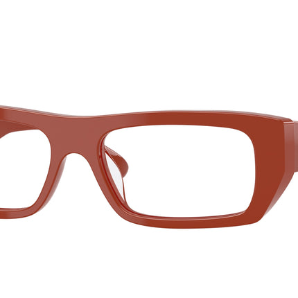 Vogue VO5660U Rectangle Eyeglasses  3244-Full Brick 53-140-16 - Color Map Brown