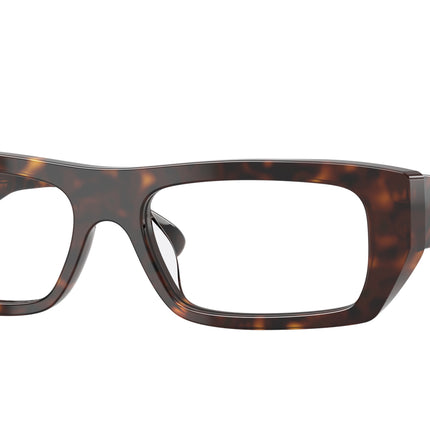 Vogue VO5660U Rectangle Eyeglasses  W656-Dark Havana 51-140-16 - Color Map Brown