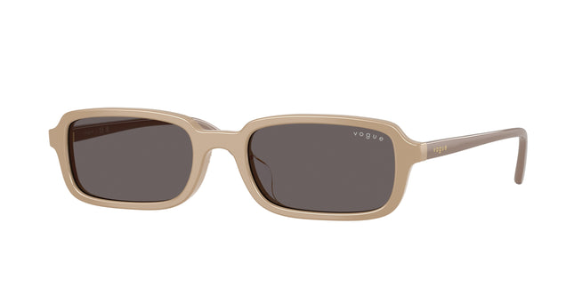Vogue VO5666SF Pillow Sunglasses  326887-Full Beige 53-140-19 - Color Map Beige