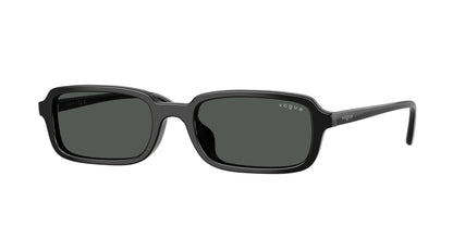 Vogue VO5666SF Pillow Sunglasses  W44/87-Black 53-140-19 - Color Map Black