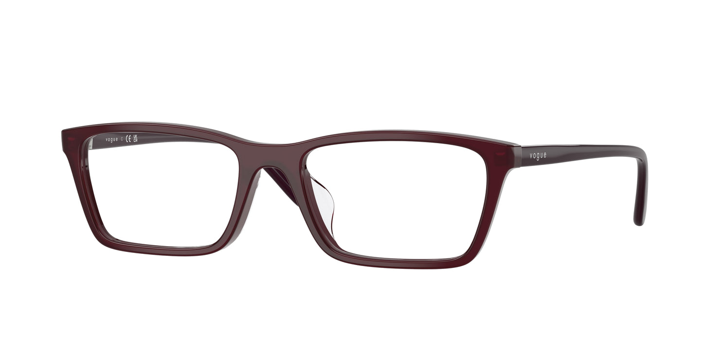 Vogue VO5667F Pillow Eyeglasses  2426-Full Bordeaux 54-140-18 - Color Map Red