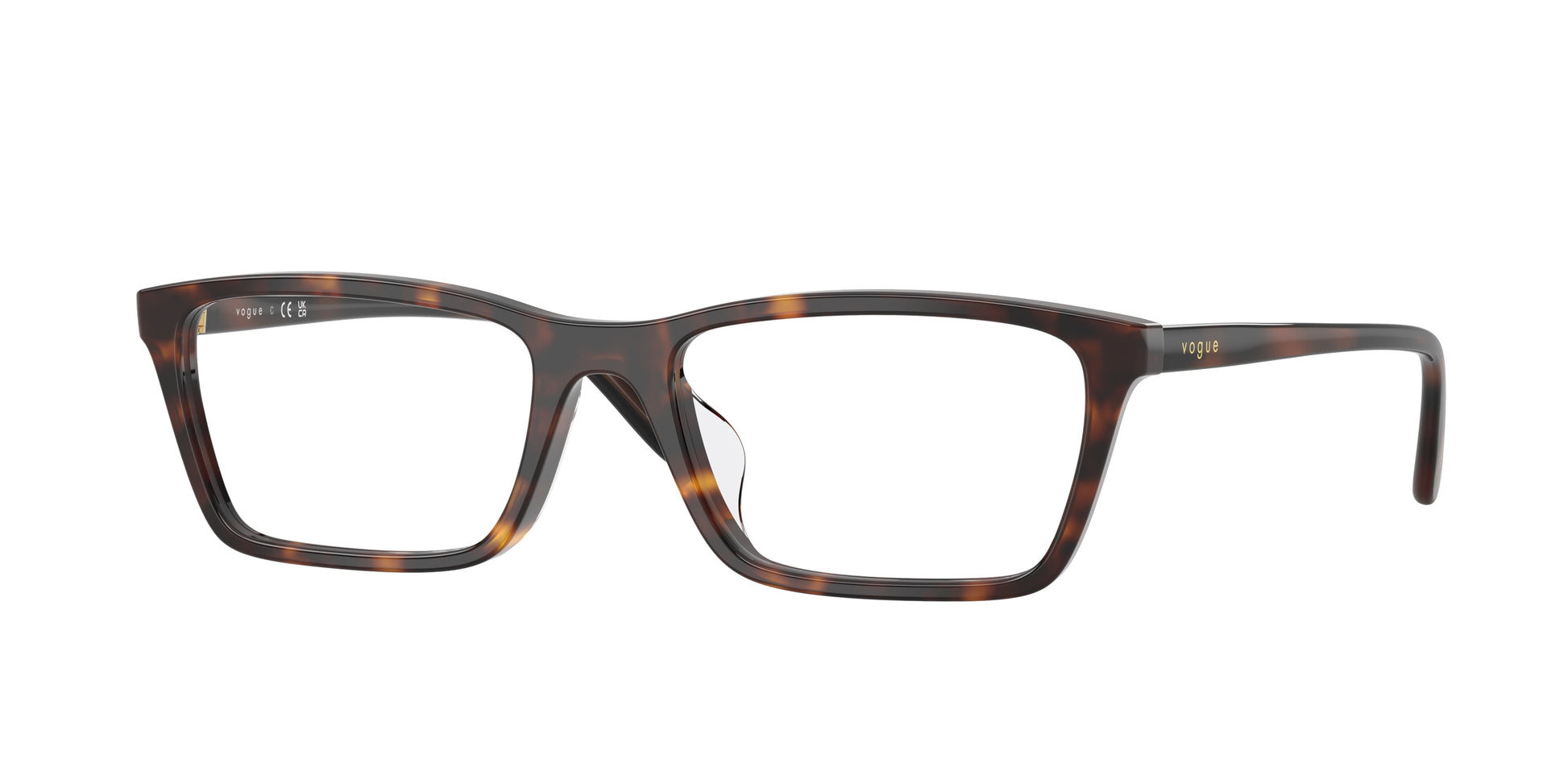 Vogue VO5667F Pillow Eyeglasses  W656-Dark Havana 54-140-18 - Color Map Brown