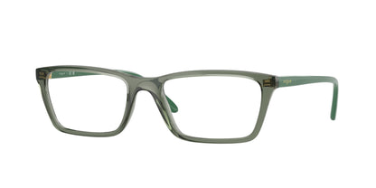 Vogue VO5667 Pillow Eyeglasses  3086-Transparent Mallard Green 52-140-18 - Color Map Green