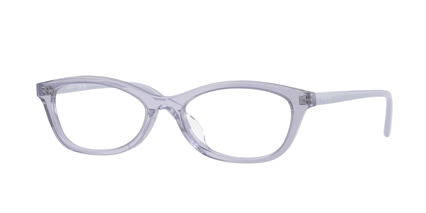 Vogue VO5668F Cat Eye Eyeglasses  2745-Transparent Lilac 53-140-17 - Color Map Violet