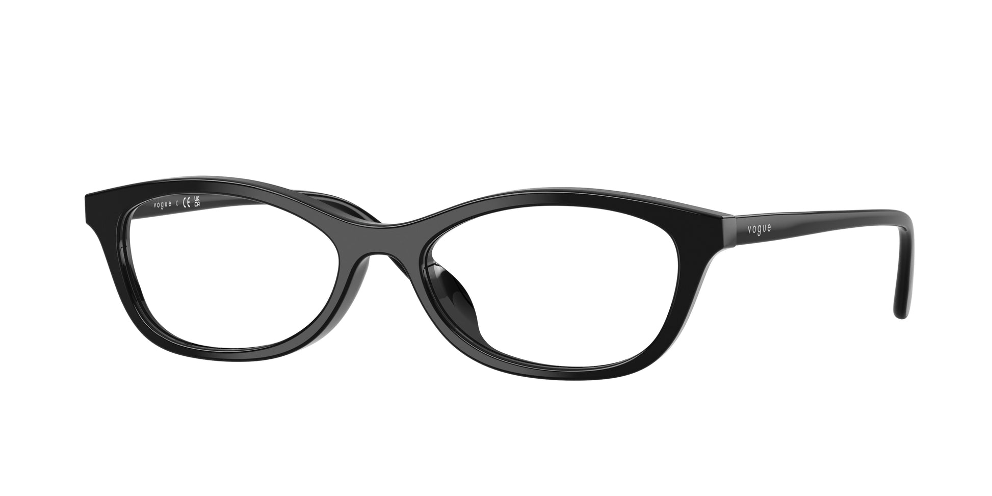 Vogue VO5668F Cat Eye Eyeglasses  W44-Black 53-140-17 - Color Map Black