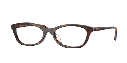 Vogue VO5668F Cat Eye Eyeglasses  W656-Dark Havana 53-140-17 - Color Map Brown