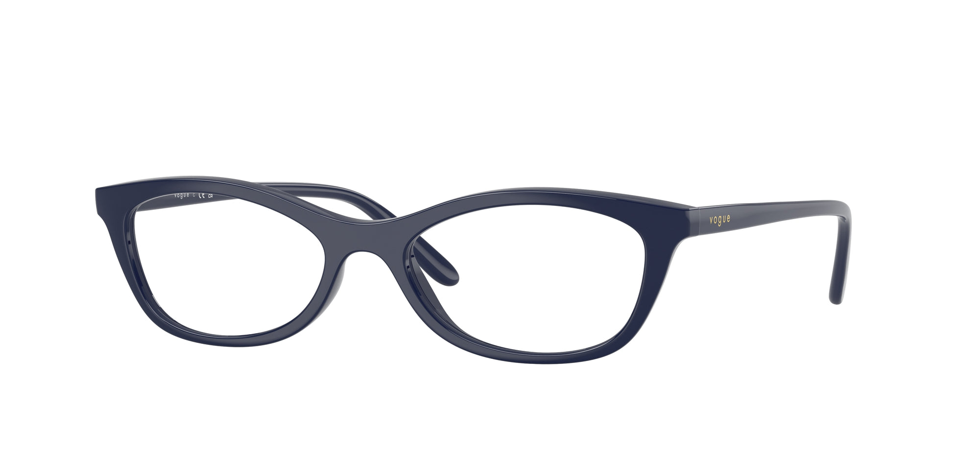 Vogue VO5668 Cat Eye Eyeglasses  2288-Full Dark Blue 53-140-17 - Color Map Blue