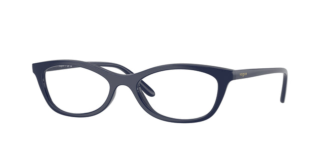 Vogue VO5668 Cat Eye Eyeglasses  2288-Full Dark Blue 53-140-17 - Color Map Blue