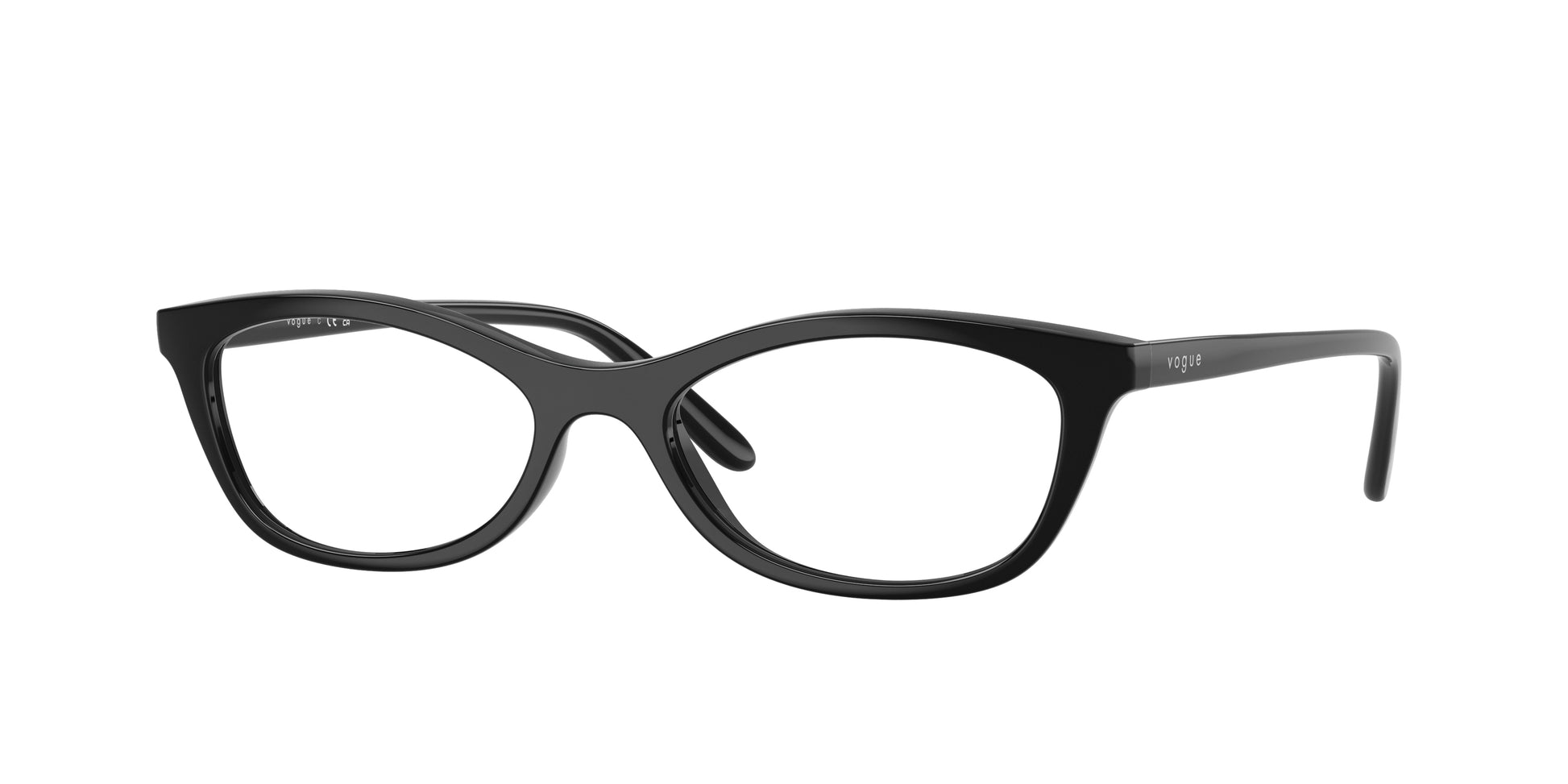 Vogue VO5668 Cat Eye Eyeglasses  W44-Black 51-140-17 - Color Map Black