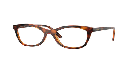 Vogue VO5668 Cat Eye Eyeglasses  W656-Dark Havana 53-140-17 - Color Map Brown