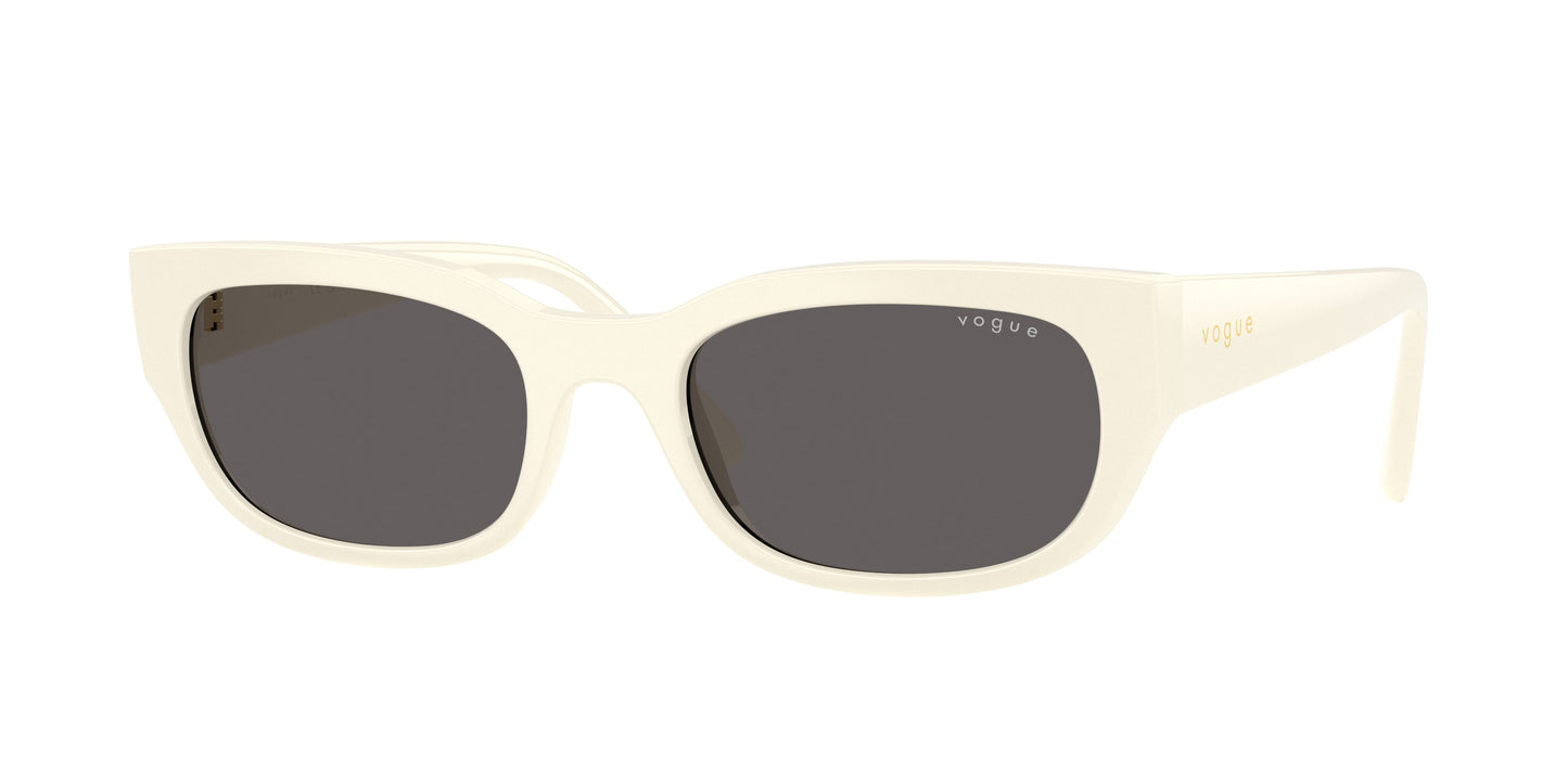 Vogue VO5669S Pillow Sunglasses  316787-Full Ivory 54-140-20 - Color Map White