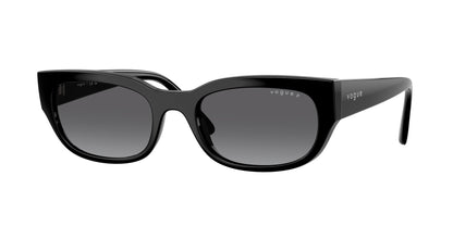 Vogue VO5669S Pillow Sunglasses  W44/T3-Black 54-140-20 - Color Map Black