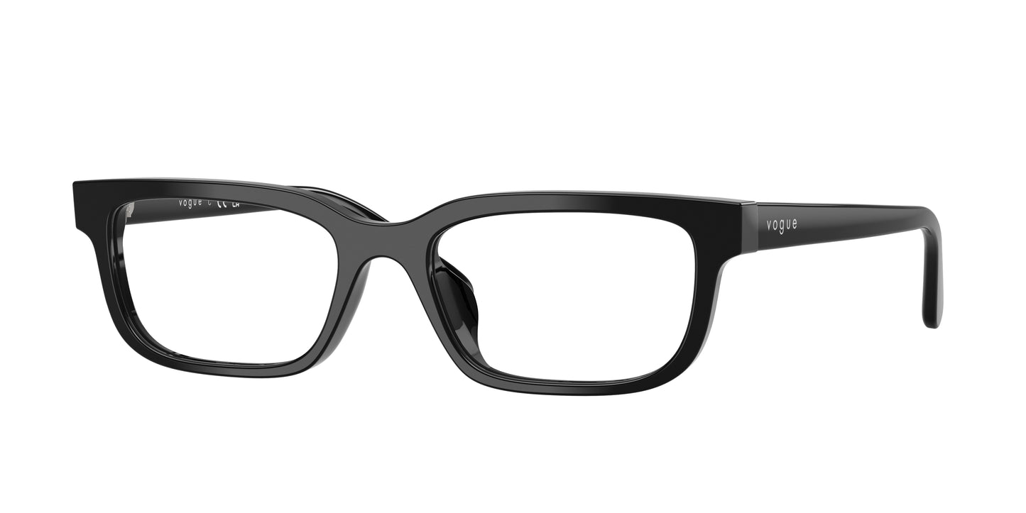 Vogue VO5671F Rectangle Eyeglasses  W44-Black 53-145-18 - Color Map Black