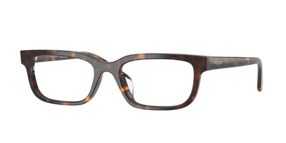 Vogue VO5671F Rectangle Eyeglasses  W656-Dark Havana 53-145-18 - Color Map Brown