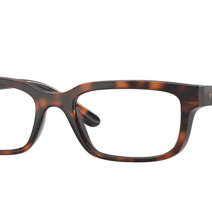 Vogue VO5671 Rectangle Eyeglasses  2718-Total Dark Havana 51-140-18 - Color Map Brown