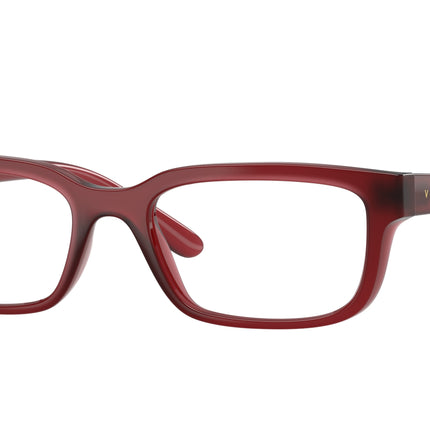 Vogue VO5671 Rectangle Eyeglasses  3255-Opaline Bordeaux 53-140-18 - Color Map Red