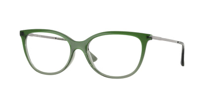 Vogue VO5673 Oval Eyeglasses  3259-Gradient Green/Transparent Green 52-140-16 - Color Map Green