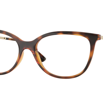 Vogue VO5673 Oval Eyeglasses  W656-Dark Havana 52-140-16 - Color Map Brown