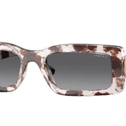 Vogue VO5674S Rectangle Sunglasses  3218T3-Grey Havana 53-135-19 - Color Map Tortoise