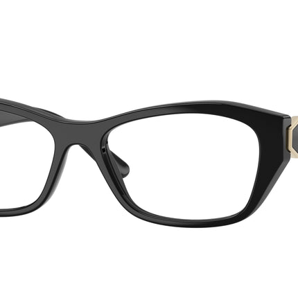 Vogue VO5676 Irregular Eyeglasses  W44-Black 51-135-16 - Color Map Black
