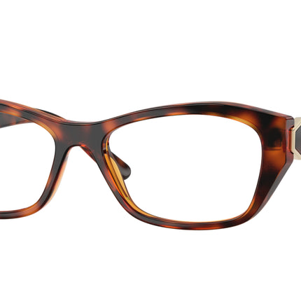 Vogue VO5676 Irregular Eyeglasses  W656-Dark Havana 51-135-16 - Color Map Brown