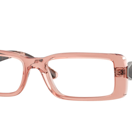 Vogue VO5677 Rectangle Eyeglasses  2864-Transparent Rose 50-135-17 - Color Map Pink