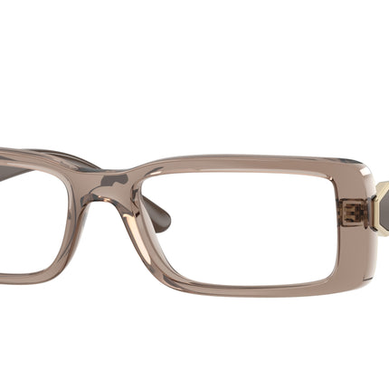 Vogue VO5677 Rectangle Eyeglasses  2940-Transparent Brown 50-135-17 - Color Map Brown