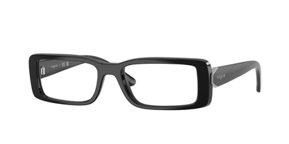 Vogue VO5677 Rectangle Eyeglasses  W44-Black 52-135-17 - Color Map Black