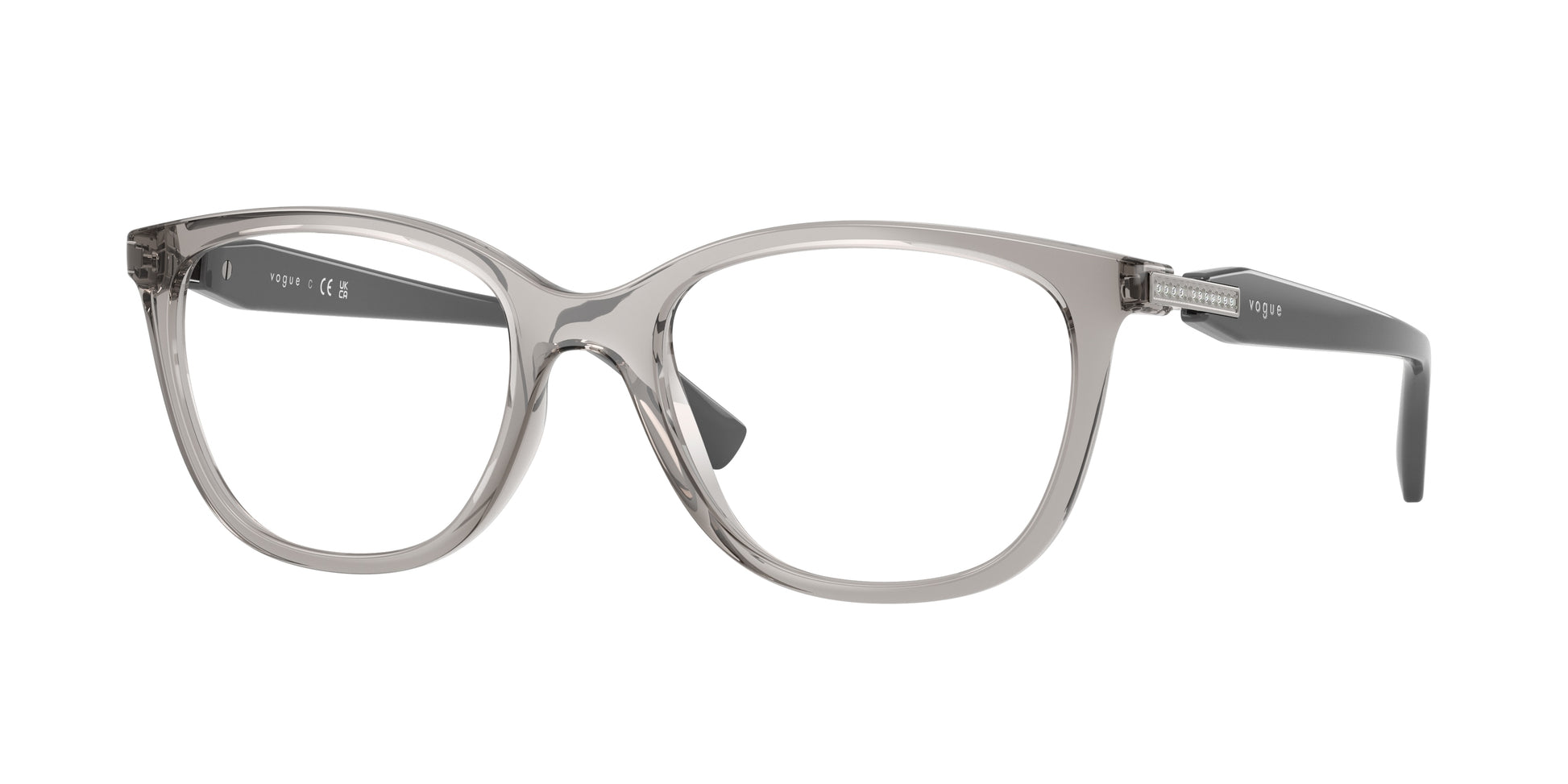 Vogue VO5679B Phantos Eyeglasses  2726-Transparent Grey 53-140-19 - Color Map Grey