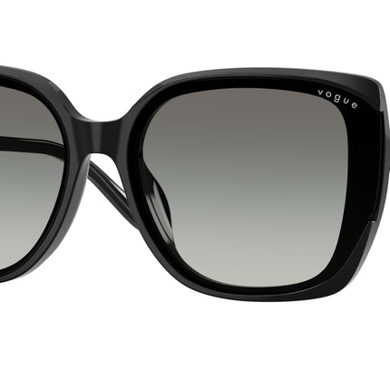 Vogue VO5684SD Square Sunglasses  W44/11-Black 65-145-15 - Color Map Black