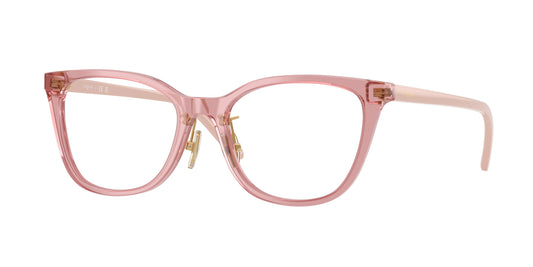 Vogue VO5685D Cat Eye Eyeglasses  2921-Transparent Pink 53-145-18 - Color Map Pink