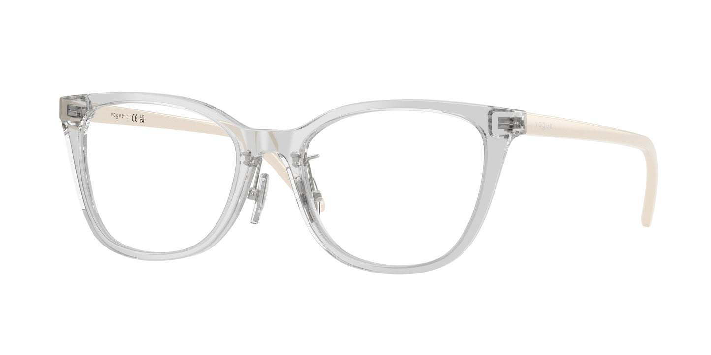 Vogue VO5685D Cat Eye Eyeglasses  3251-Transparent Grey 53-145-18 - Color Map Grey