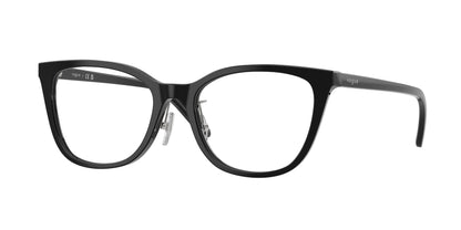 Vogue VO5685D Cat Eye Eyeglasses  W44-Black 53-145-18 - Color Map Black