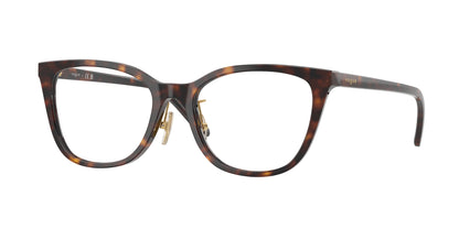Vogue VO5685D Cat Eye Eyeglasses  W656-Dark Havana 53-145-18 - Color Map Brown