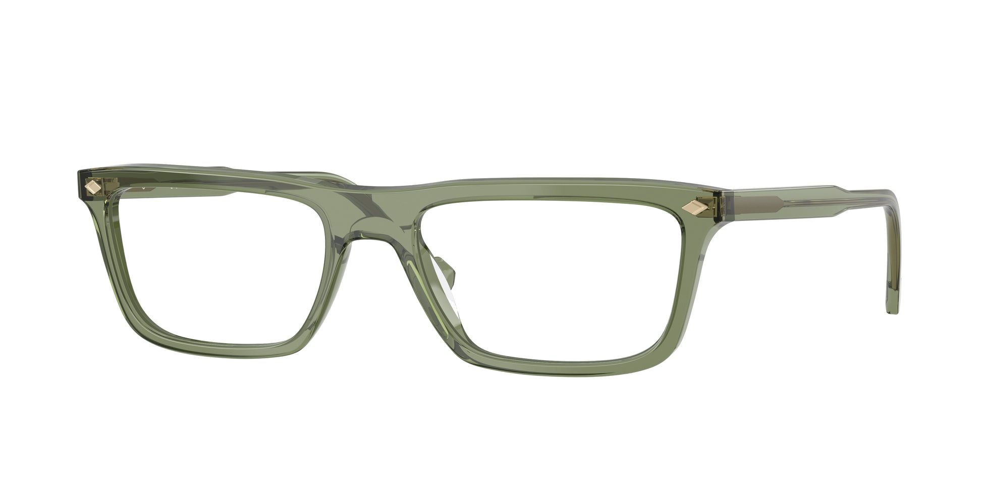 Vogue VO5686 Pillow Eyeglasses  3187-Transparent Green 55-145-18 - Color Map Green