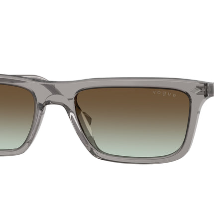 Vogue VO5687S Pillow Sunglasses  2820E8-Transparent Grey 55-145-18 - Color Map Grey