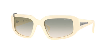 Vogue VO5688SB Irregular Sunglasses  31672C-Full Ivory 55-130-20 - Color Map White