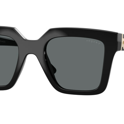 Vogue VO5690S Square Sunglasses  W44/81-Black 49-140-21 - Color Map Black