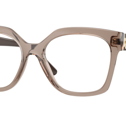 Vogue VO5691 Square Eyeglasses  2940-Transparent Brown 54-140-17 - Color Map Brown