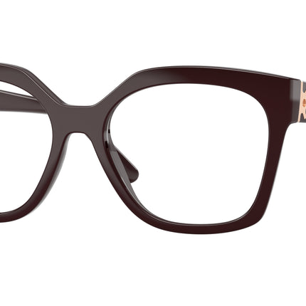Vogue VO5691 Square Eyeglasses  3288-Full Bordeaux 54-140-17 - Color Map Red