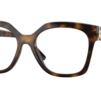 Vogue VO5691 Square Eyeglasses  W656-Dark Havana 54-140-17 - Color Map Brown