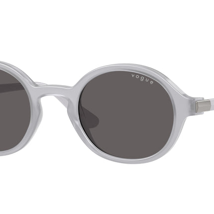 Vogue VO5692S Round Sunglasses  309887-Opal Grey 46-140-22 - Color Map Grey
