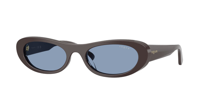 Vogue VO5695SU Oval Sunglasses  326972-Moka 53-140-19 - Color Map Brown