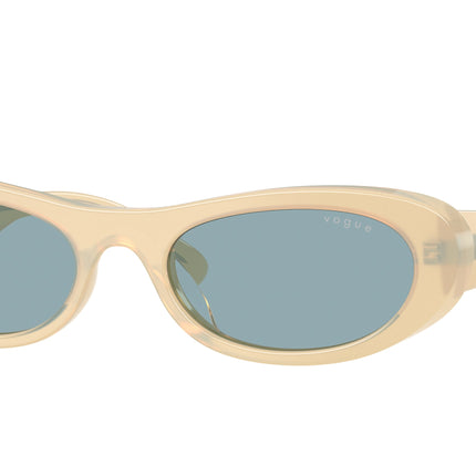 Vogue VO5695SU Oval Sunglasses  328080-Milky Vanilla 53-140-19 - Color Map White