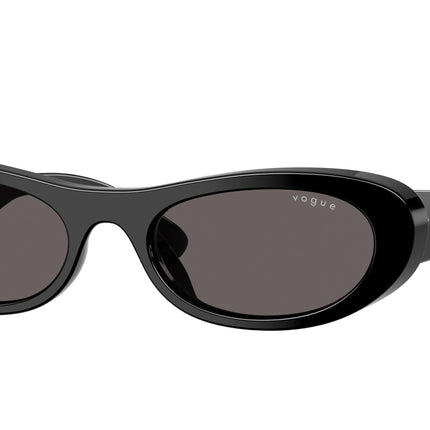 Vogue VO5695SU Oval Sunglasses  W44/87-Black 53-140-19 - Color Map Black