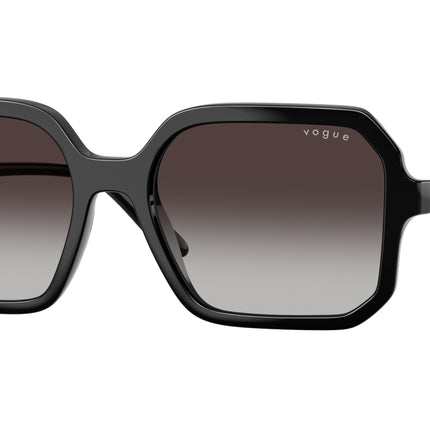Vogue VO5696S Square Sunglasses  W44/8G-Black 55-140-18 - Color Map Black