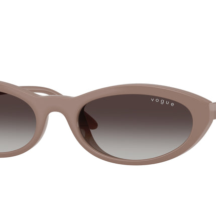 Vogue VO5697SU Oval Sunglasses  32728G-Taupe 54-140-19 - Color Map Brown
