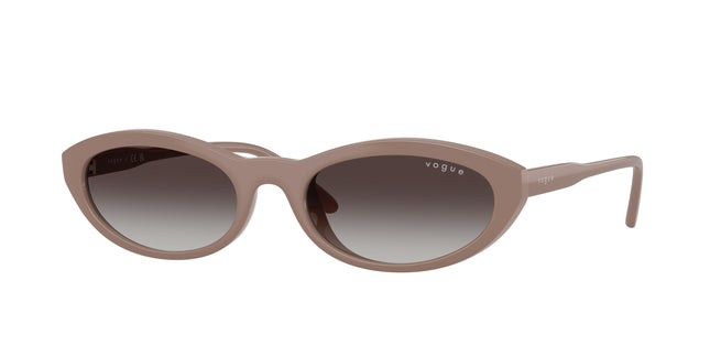 Vogue VO5697SU Oval Sunglasses  32728G-Taupe 54-140-19 - Color Map Brown